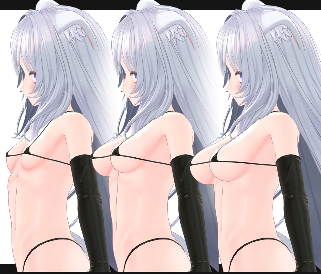 流行りのビキニ+プラベで撮影会【サリア用衣装】