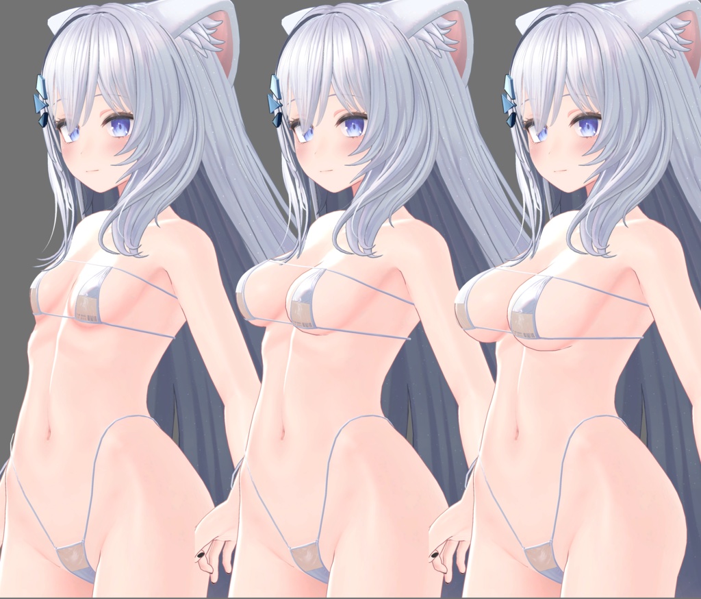 流行りのビキニ+プラベで撮影会【サリア用衣装】