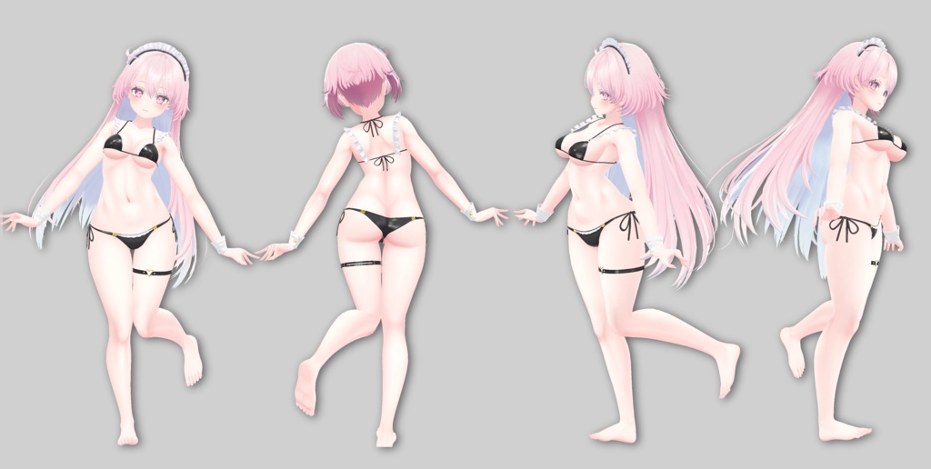 Maid Bikini 2 【桔梗 萌 セレスティア マヌカ ライム対応衣装】