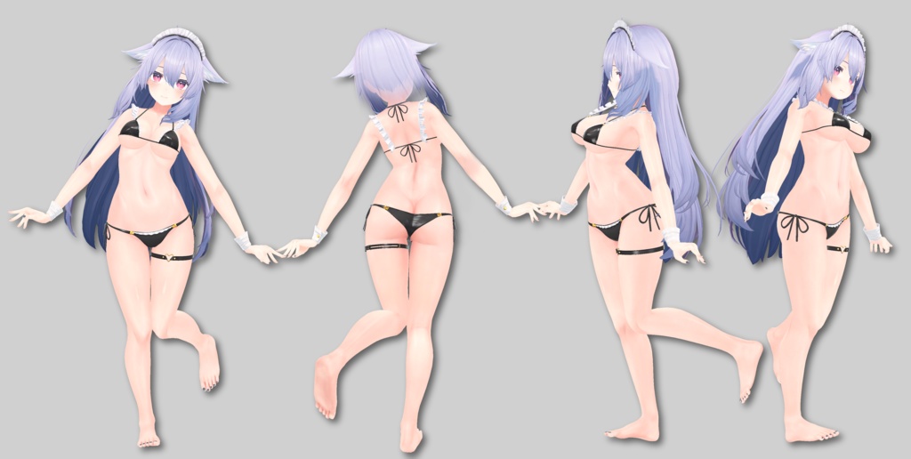 Maid Bikini 2 【桔梗 萌 セレスティア マヌカ ライム対応衣装】