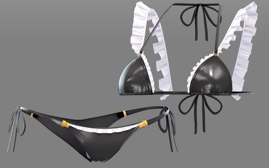 Maid Bikini 2 【桔梗 萌 セレスティア マヌカ ライム対応衣装】