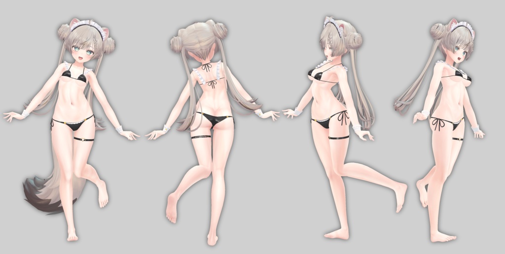 Maid Bikini 2 【桔梗 萌 セレスティア マヌカ ライム対応衣装】