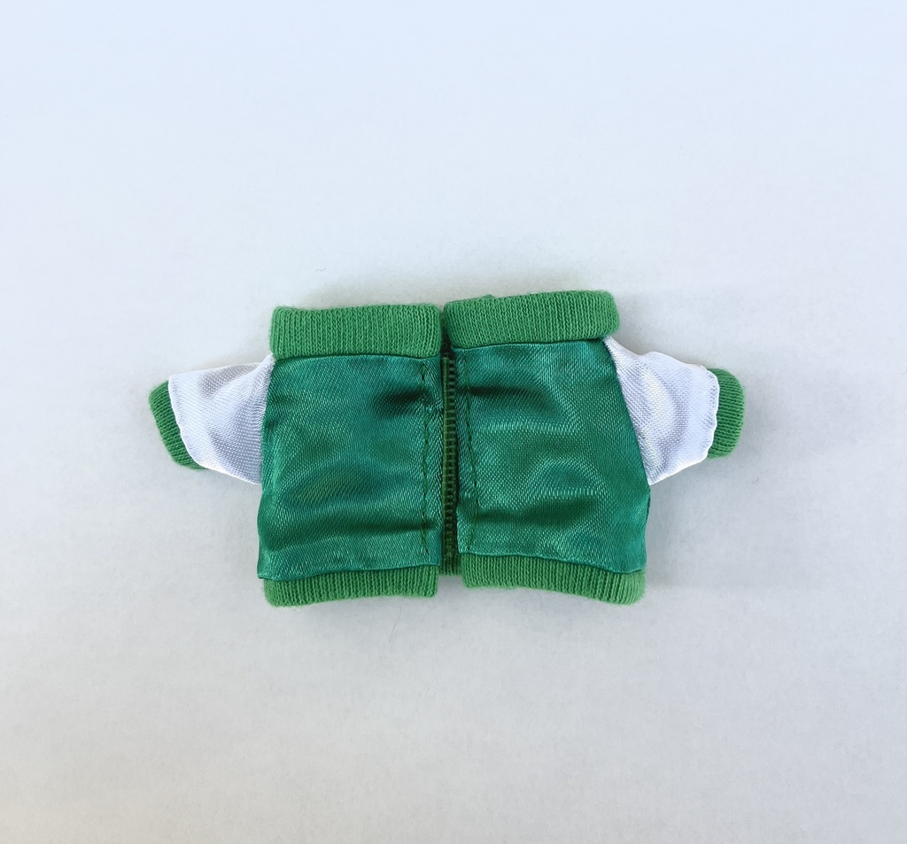 ちびぐるみ用スカジャン(11cmぬいサイズ)紫・緑