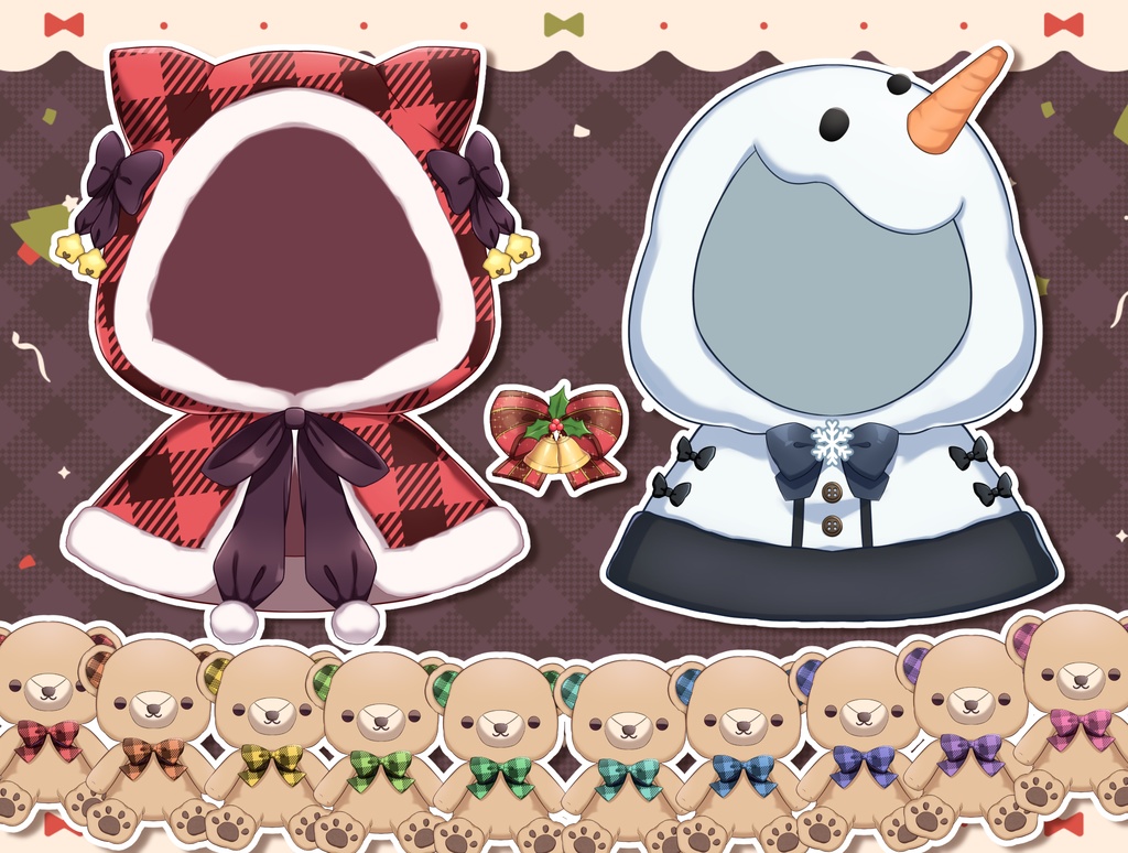 【Vtuber向け配信素材】🎅クリスマス2022🎄【VTS対応】