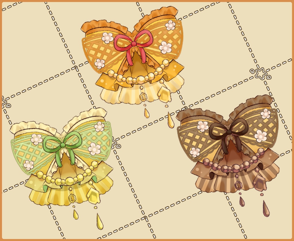 【はちみつの日】はちみつリボン2024【VTS対応】【Vtuber向け配信素材】