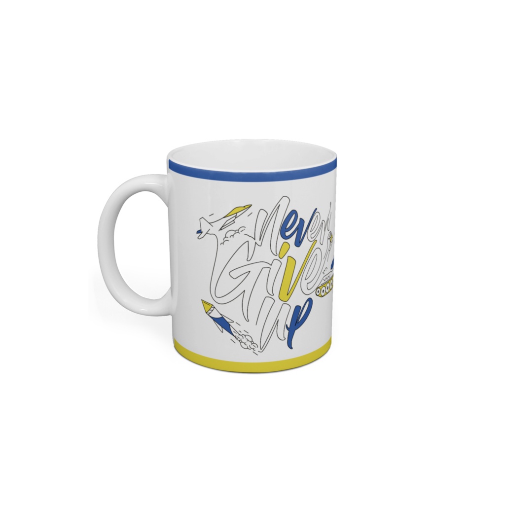 never give up Mug