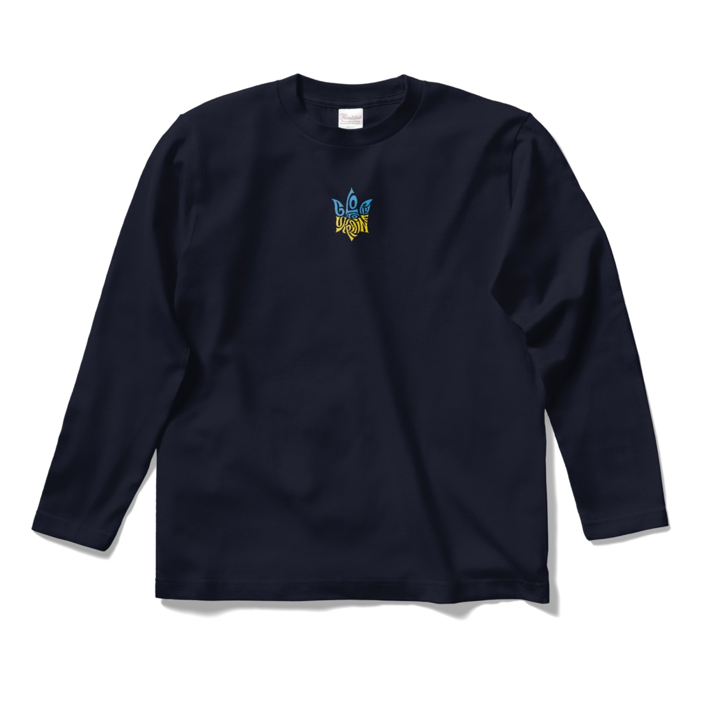 Glory To Ukraine	Long Sleeve T-shirt Navy