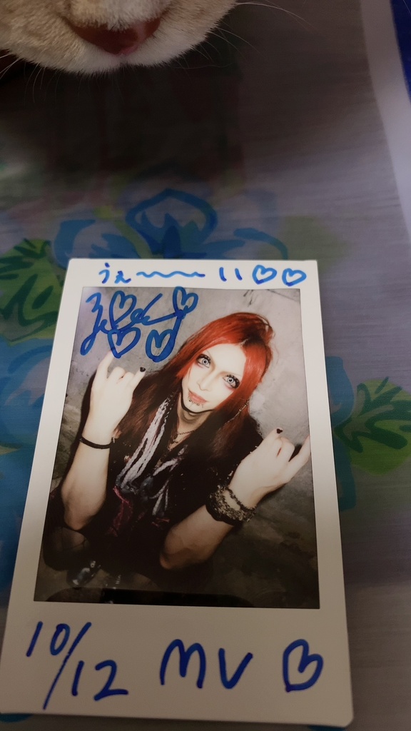 10/12MV撮影時ネット限定チェキ