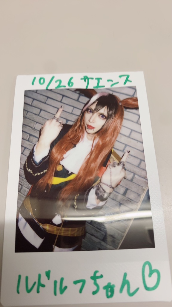 10/26ライブチェキ.シンボリルドルフ.コスプレチェキ.ウマ娘