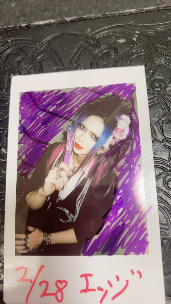 2/28葬列二雨ライブチェキ