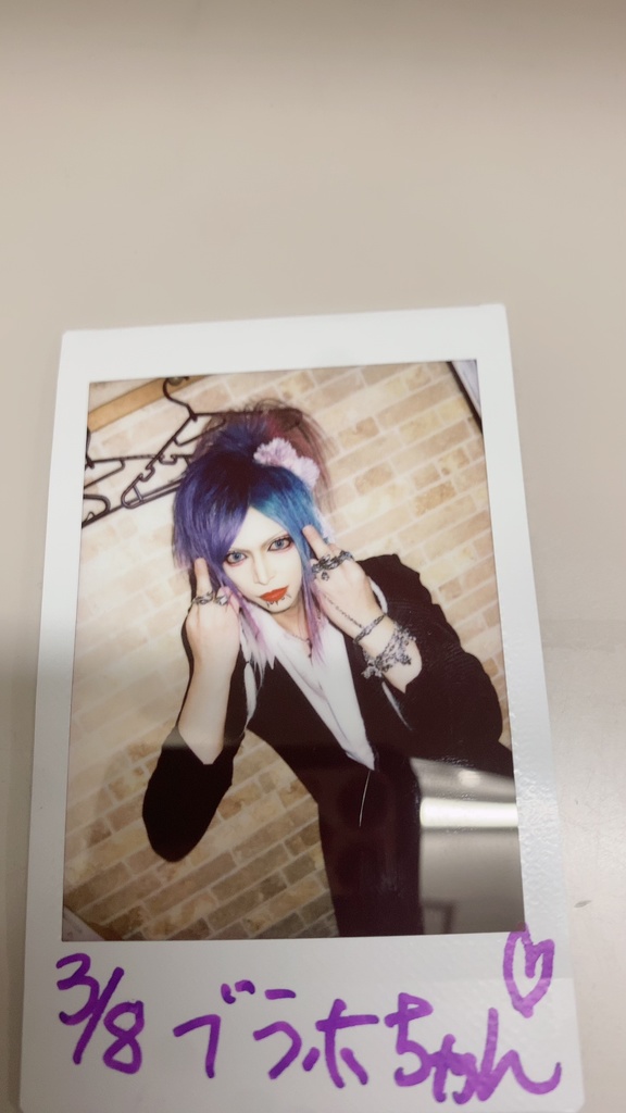 3/8ライブチェキ　葬列二雨