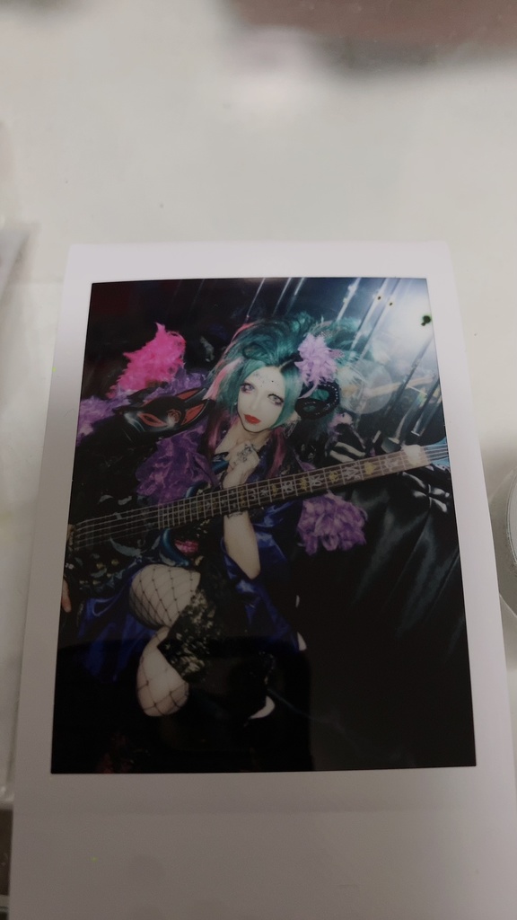 MV撮影時チェキ