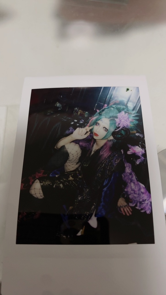 MV撮影時チェキ