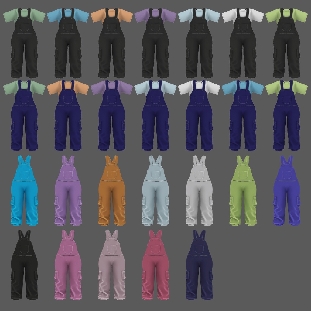 【chalo専用】 サスペンダーパンツ_overalls