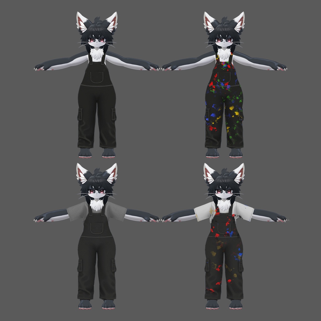 【chalo専用】 サスペンダーパンツ_overalls