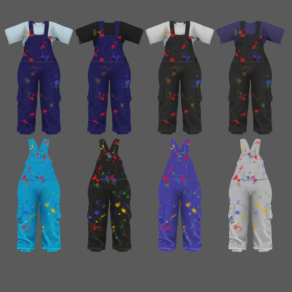 【chalo専用】 サスペンダーパンツ_overalls