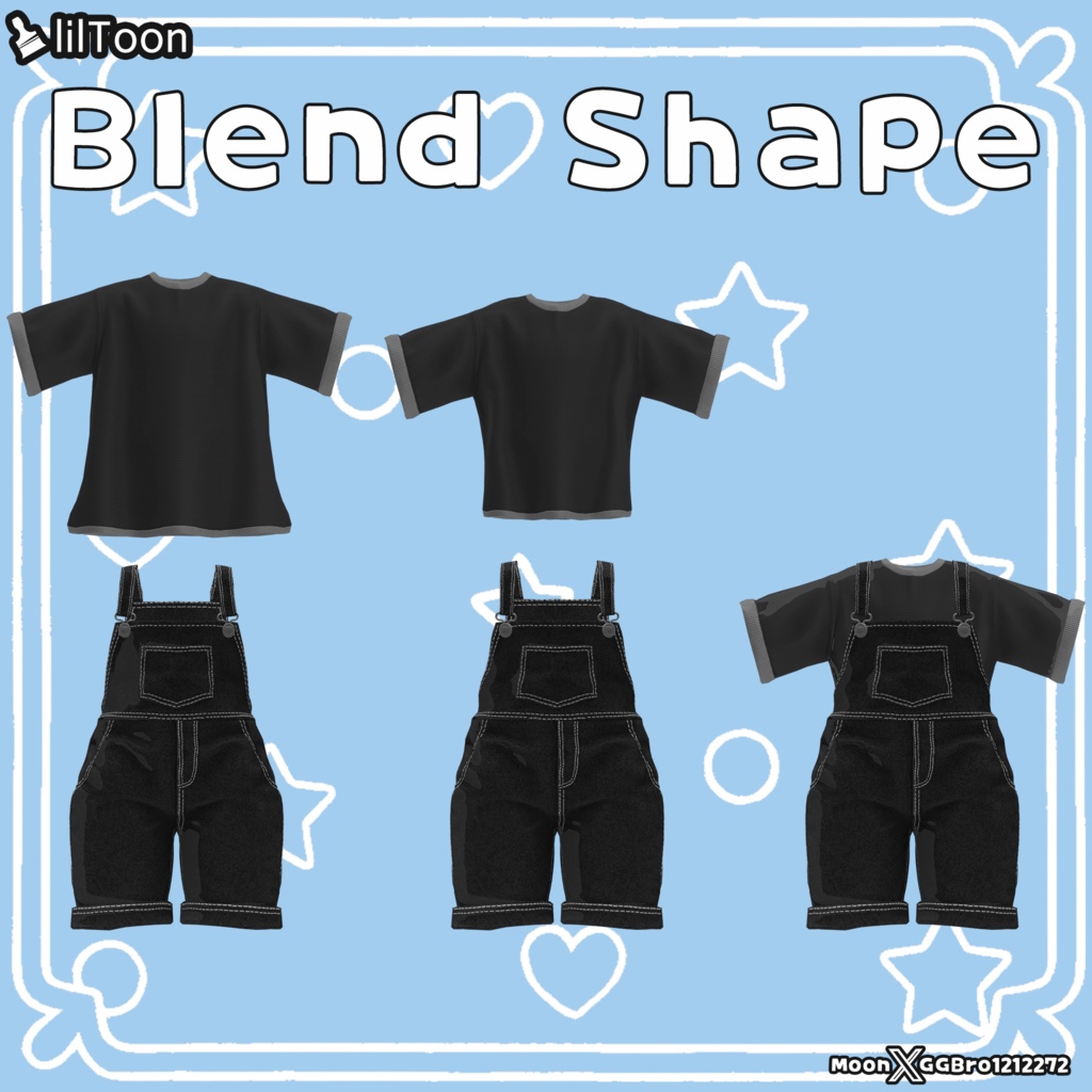 【chalo専用】サマーオーバーオールセット Summer Overall Outfit Set