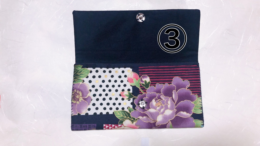 ハンドメイド布製和柄お札入れandポーチ