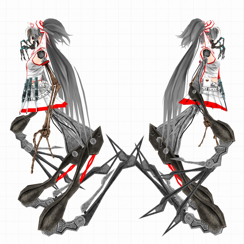 シーエ半肉型ナースコス VRC向けフルトラ対応アバター ver03