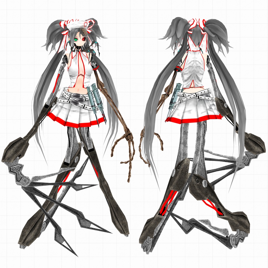 シーエ半肉型ナースコス VRC向けフルトラ対応アバター ver03