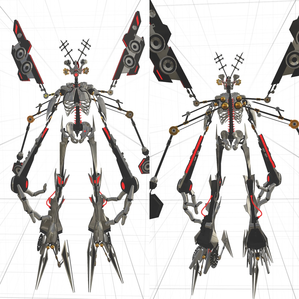 ズンコ機械型 VRC向けフルトラ対応アバター ver02