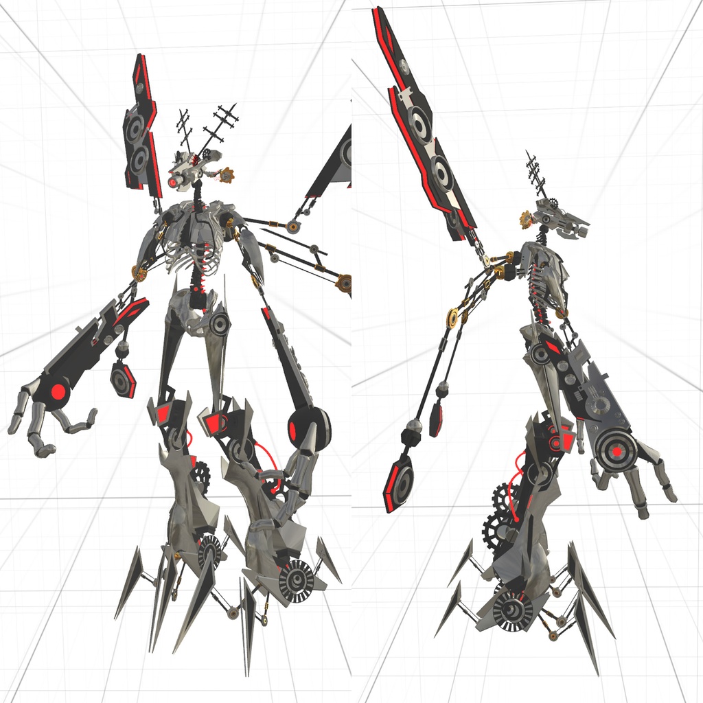 ズンコ機械型 VRC向けフルトラ対応アバター ver02