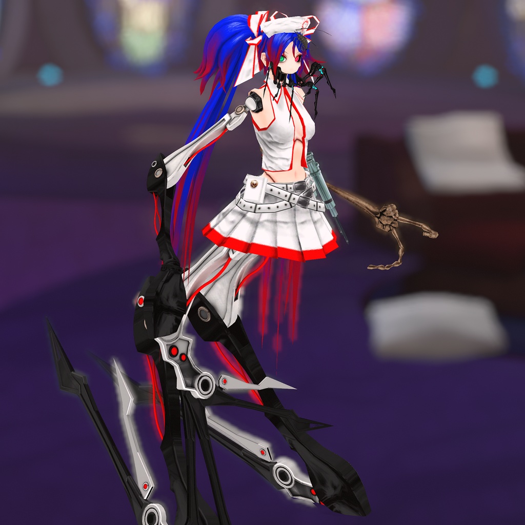 【シーエアバター向け】ハイポリ機械パーツ