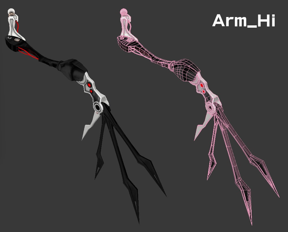 【シーエアバター向け】ハイポリ機械パーツ