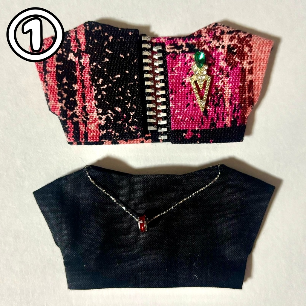 柄ジャケット&Tシャツセット