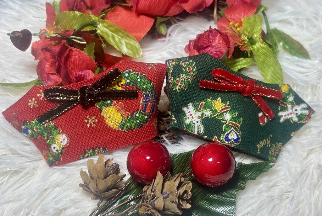 クリスマスリボンTシャツ