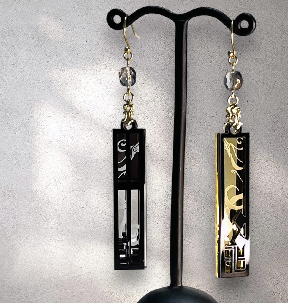 「双龍』ピアス/イヤリング