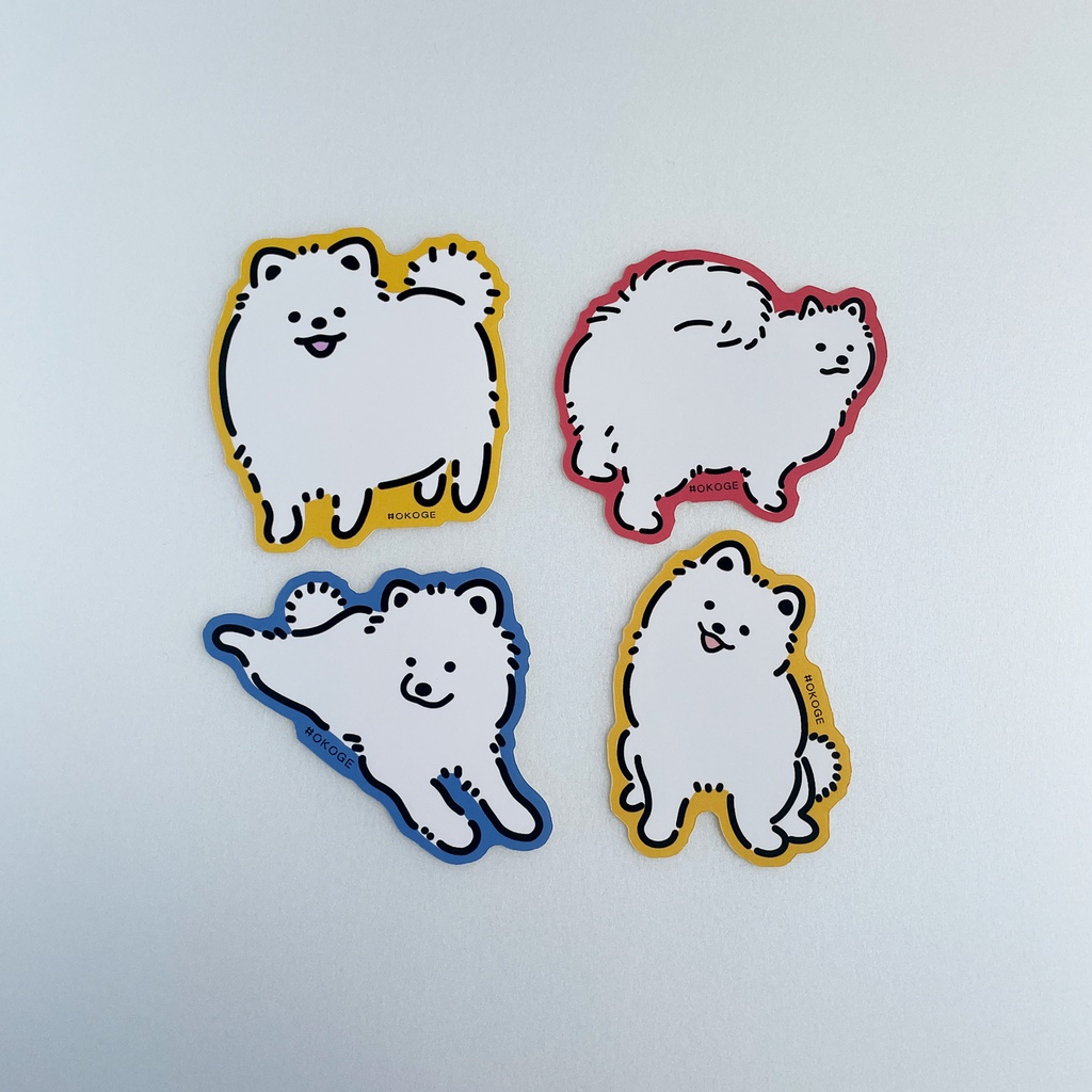 ステッカーセット（もふもふ）