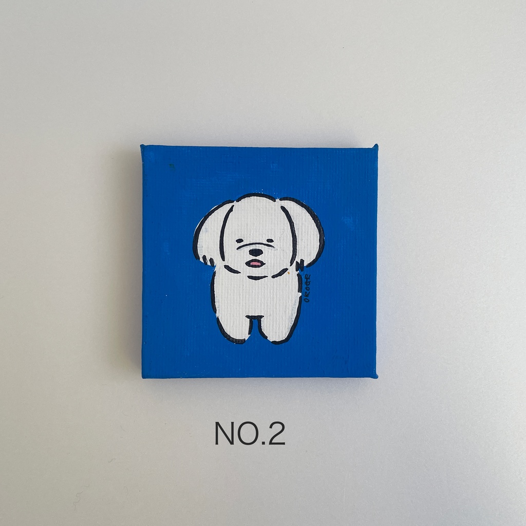 ミニ原画「いいたげ」