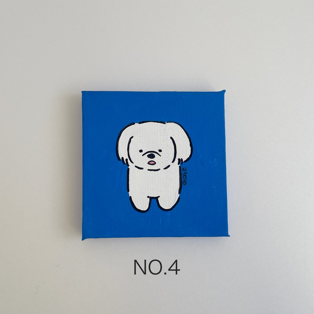 ミニ原画「いいたげ」