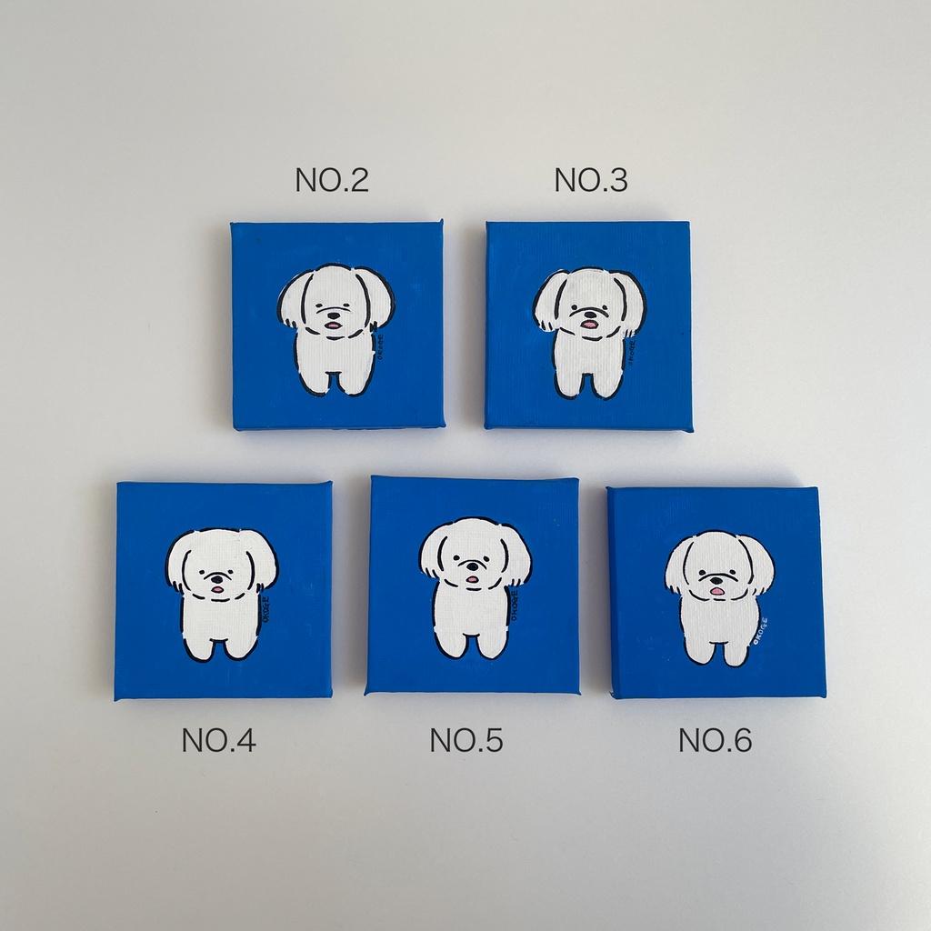 ミニ原画「いいたげ」