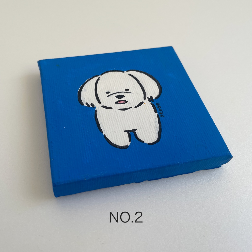 ミニ原画「いいたげ」