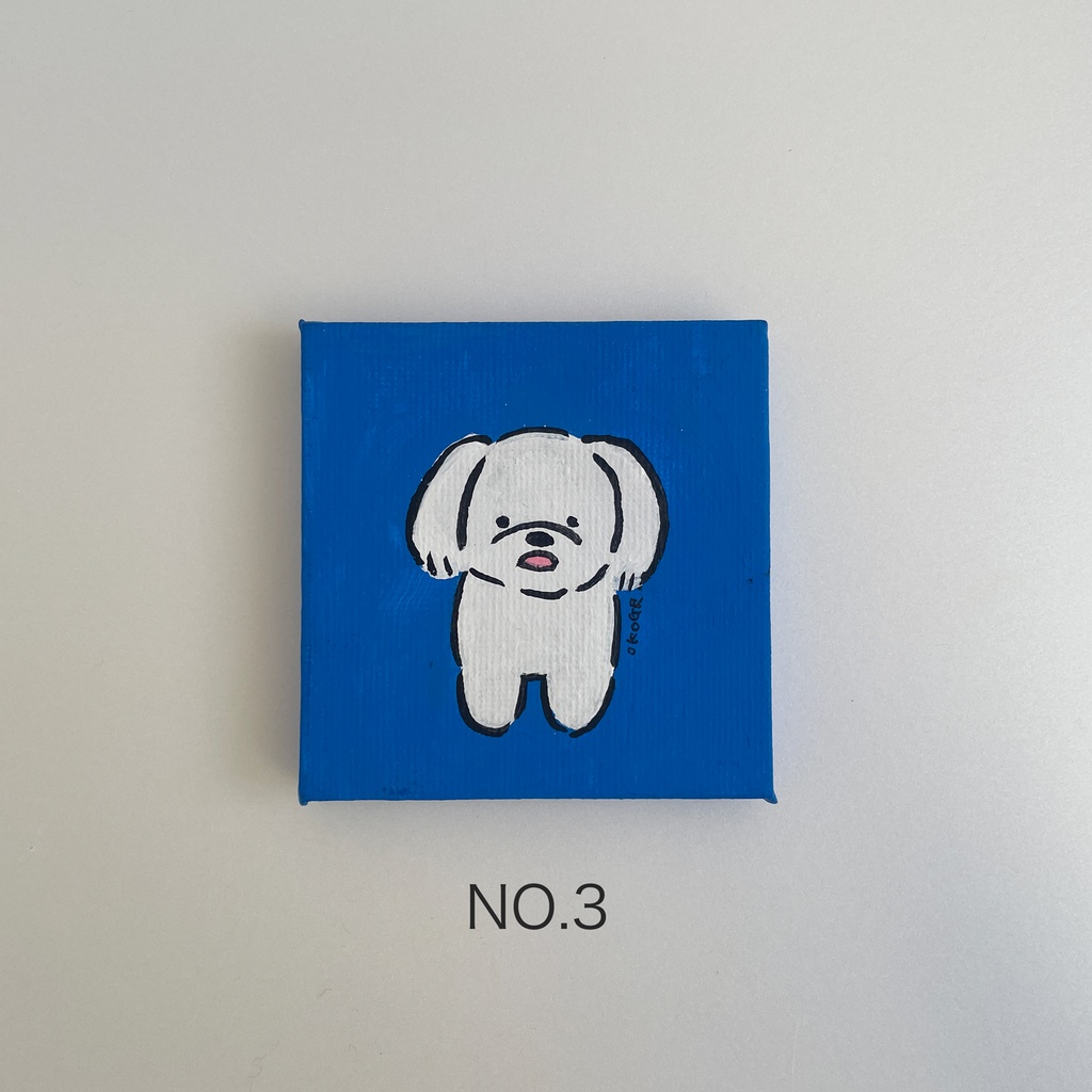 ミニ原画「いいたげ」