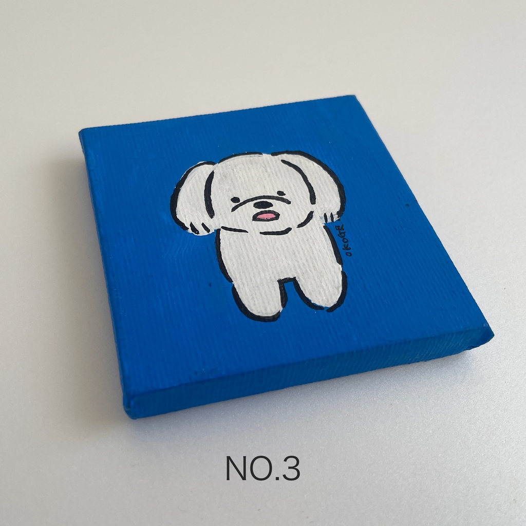 ミニ原画「いいたげ」