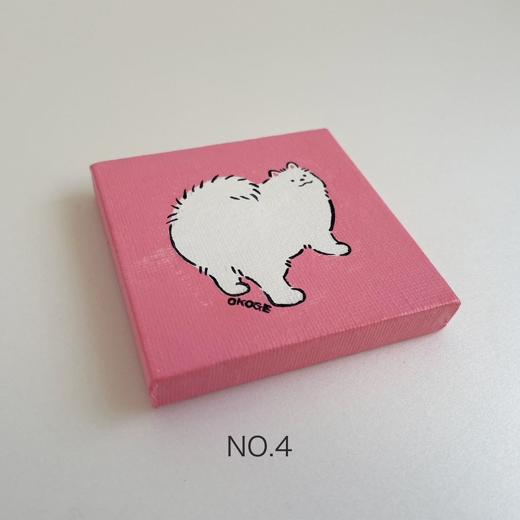 ミニ原画「もふもふおしり」