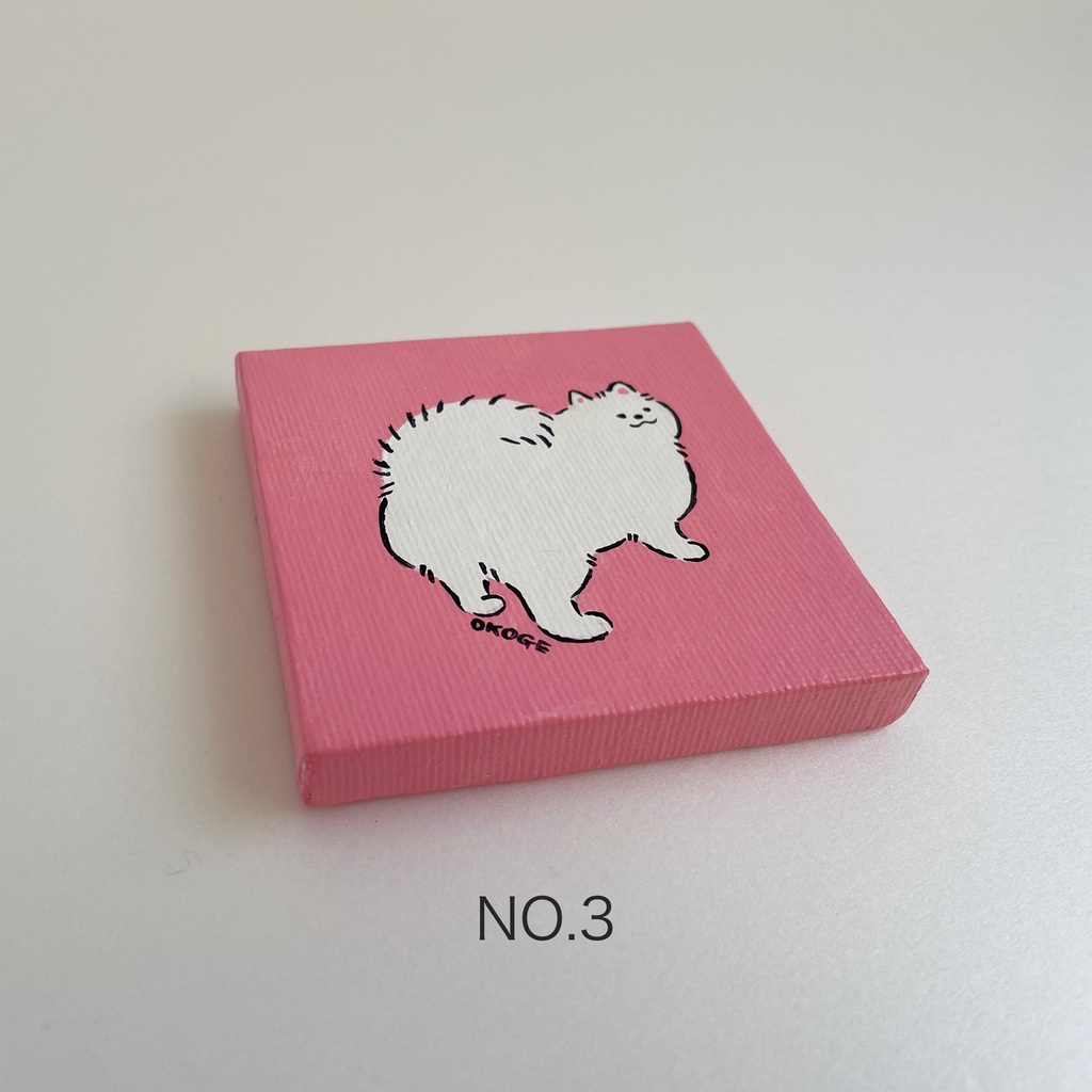 ミニ原画「もふもふおしり」