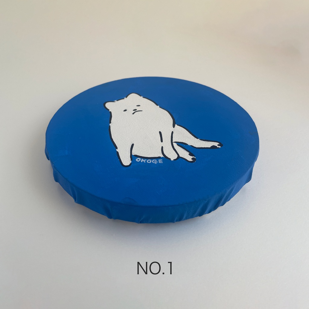 丸い原画「あのこ」