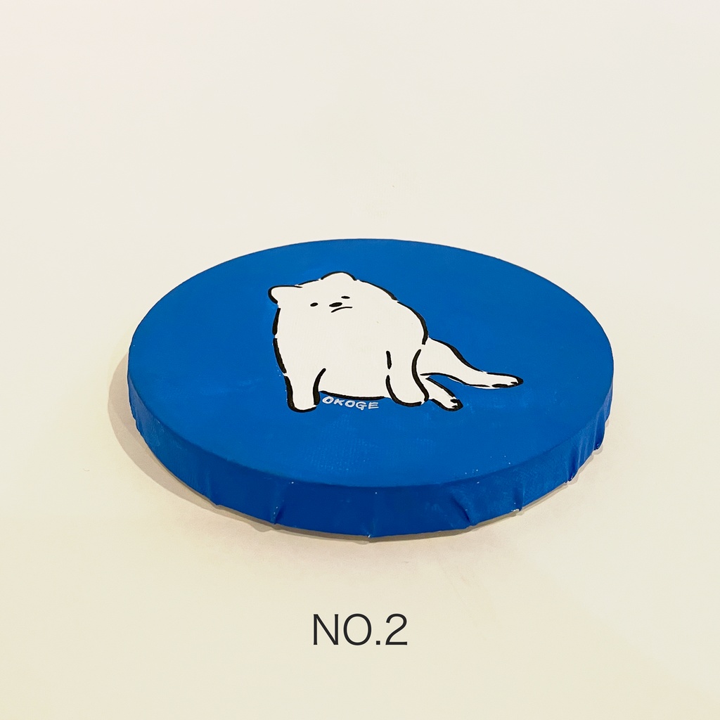 丸い原画「あのこ」