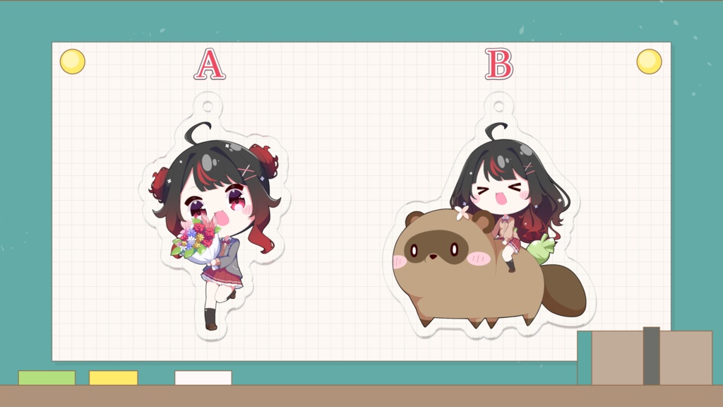 3周年記念 アクリルキーホルダー