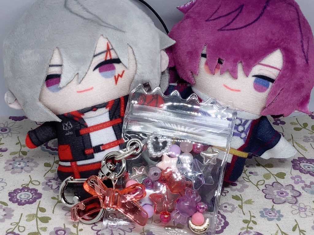 カップリングキャンディキーホルダー(黄色×オレンジ)