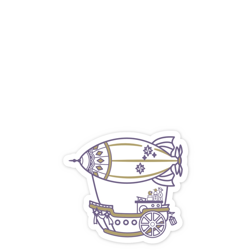 2周年記念イラストステッカー(全7種)