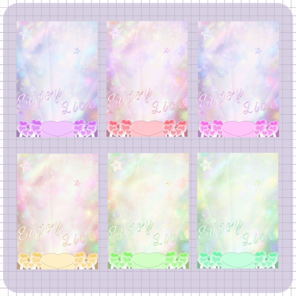 【配信素材】ステージ風ネップリ