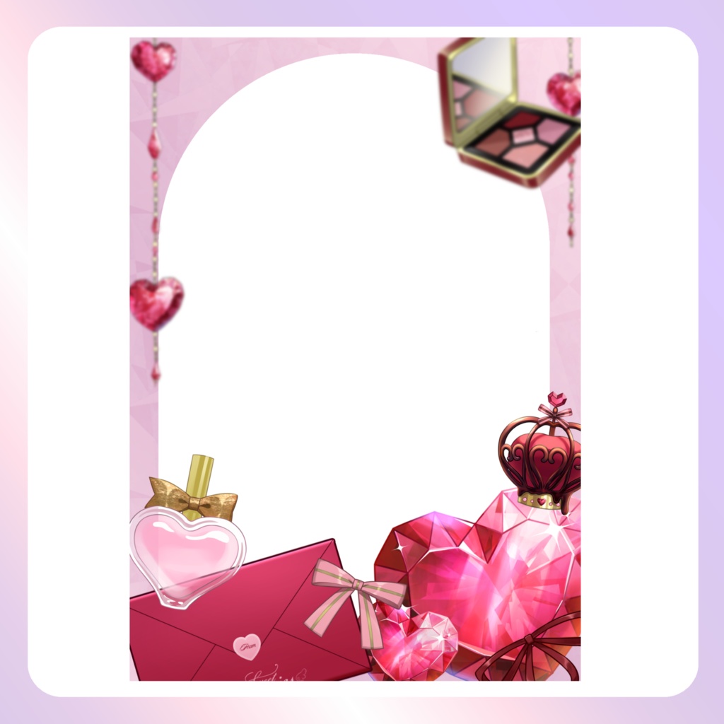 【フリー素材】バレンタインネップリ