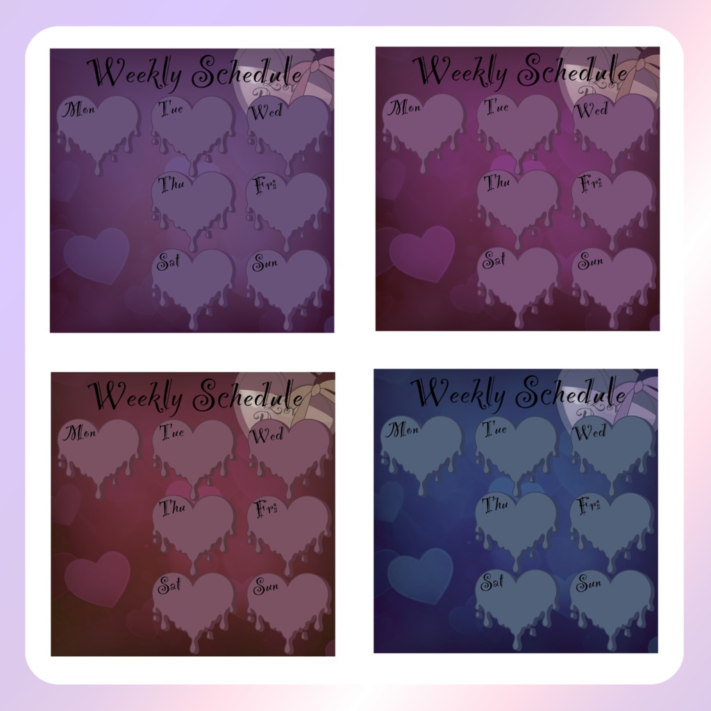 【配信素材】Lovepoison週間スケジュール