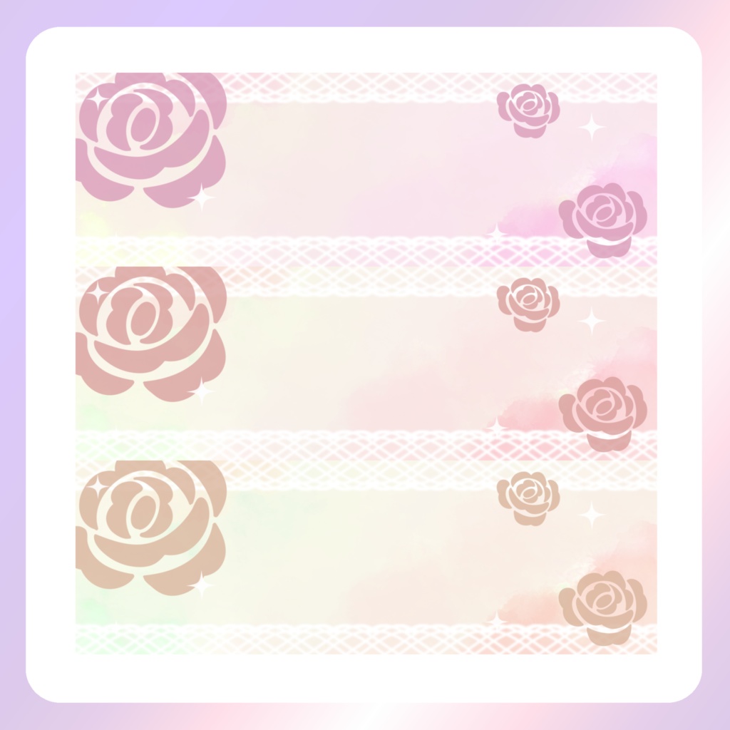 【配信素材】Rose Xヘッダー