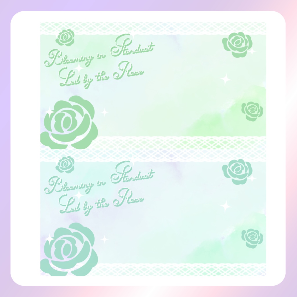 【配信素材】Blooming in Stardust PC壁紙